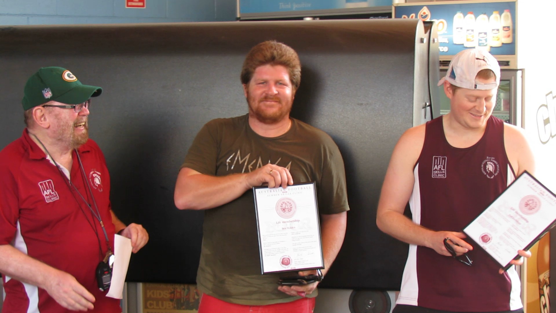 Life Membership awarded to Ben Holden and Joel Archibald